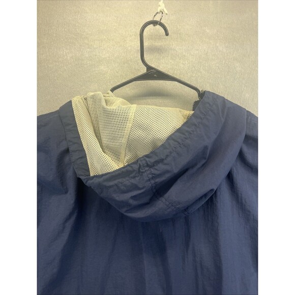 Members Only Nylon Windbreaker Rain Jacket Navy Blue Lightweight XL - Picture 8 of 11